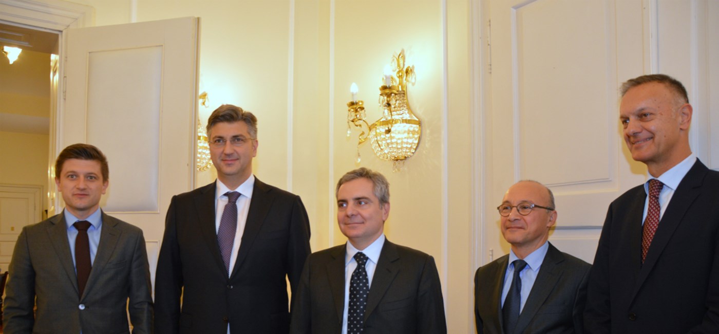 Predsjednik Vlade Plenković s potpredsjednikom EIB-a 